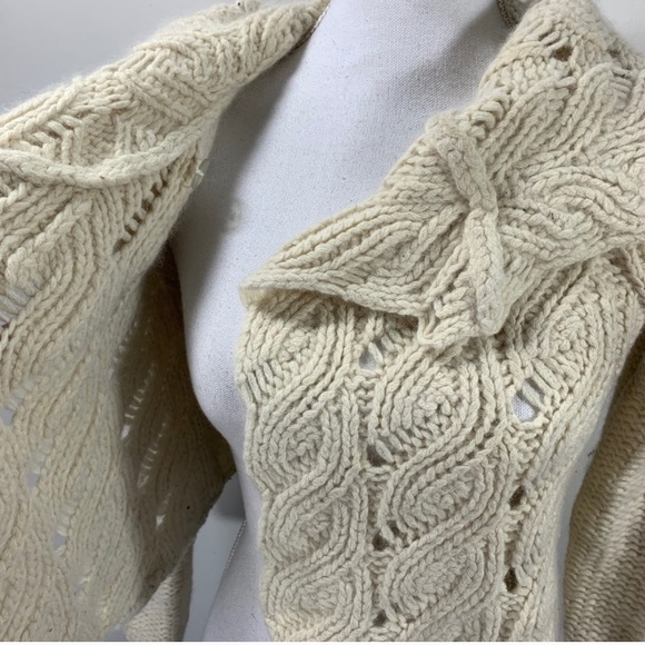 Sleeping on Snow Angora Rabbit Hair Sweater-beige - Picture 2 of 12